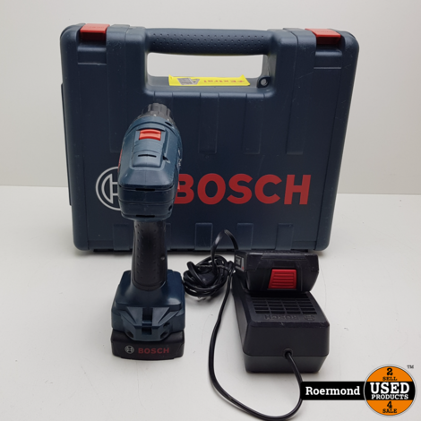 Bosch PSR-1800 + 2x accu -oplader-koffer