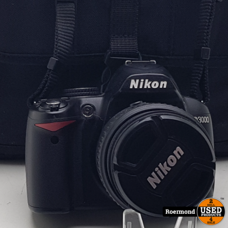 Nikon D3000 inclusief kitlens 18.55 I met garantie