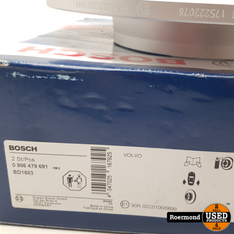 Bosch BD1683 Remschijf I Nieuw