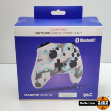 Nintendo Switch - Draadloze Bluetooth Controller - Snow White Camo