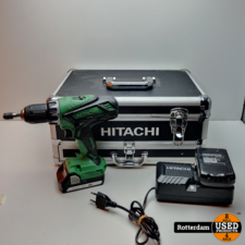 Hitachi DS 18DJL schroefmachine - met koffer en diverse bitjes en boren
