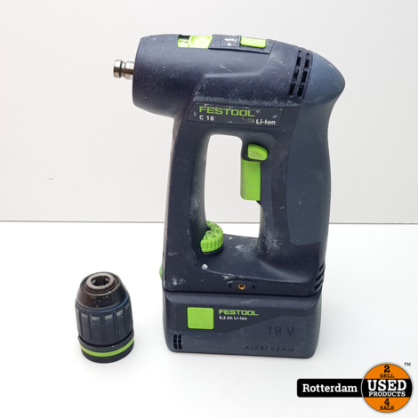 FESTOOL C 18 LI 5,2 Accuschroefmachine - Met Garantie