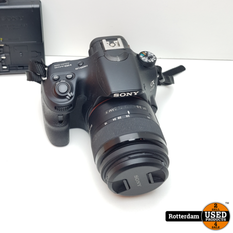 Sony A58 + 18-55 mm F3.5-5.6 SAM II lens Zwart - Met Garantie