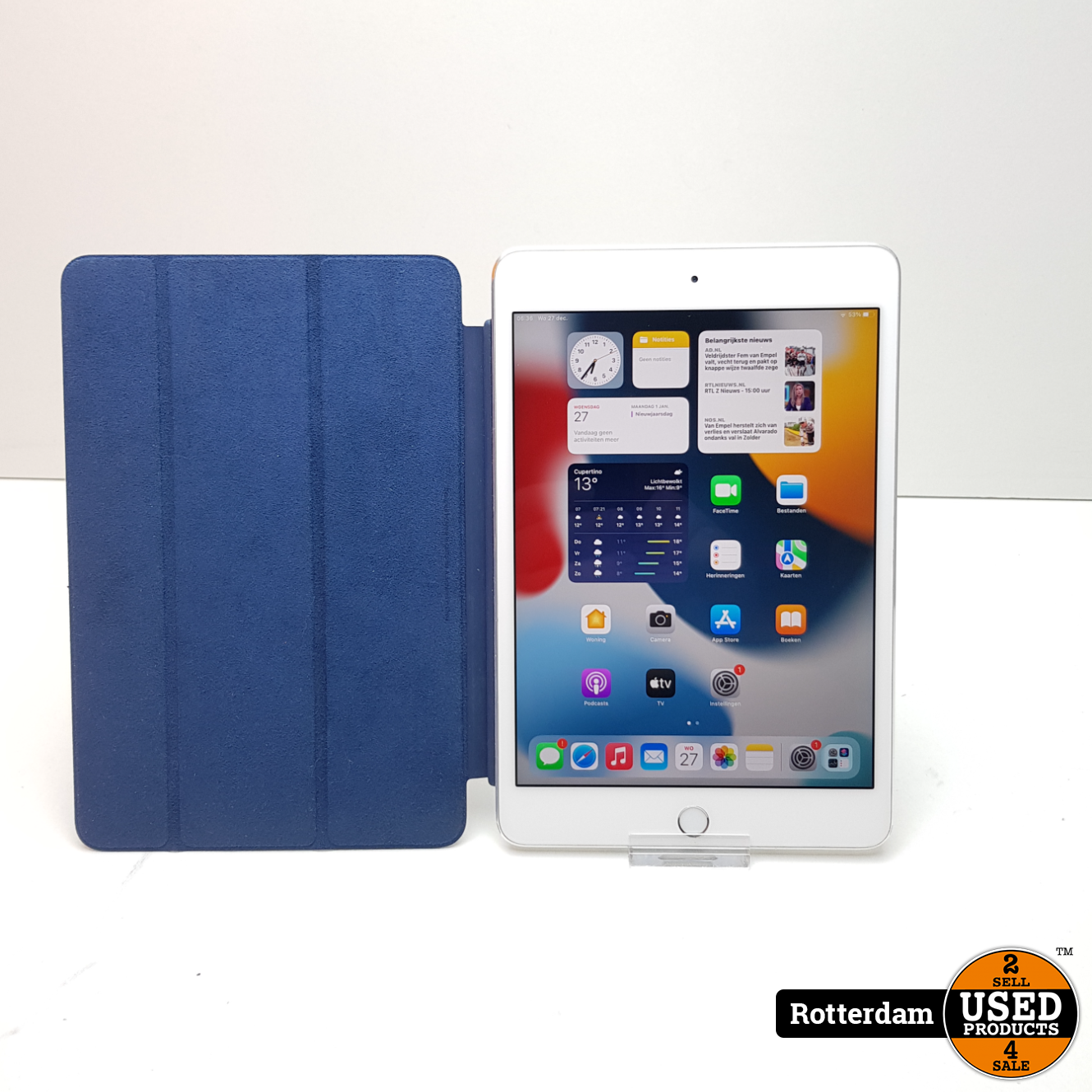 iPad 4 mini 128GB Zilver - Met Garantie - Used Products Rotterdam