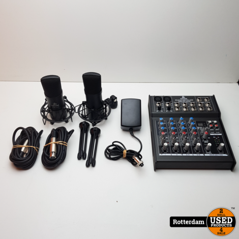 Devine MixPad 602-FX-USB podcast microfoonset - Met Garantie