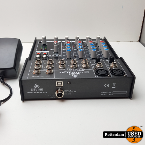 Devine MixPad 602-FX-USB podcast microfoonset - Met Garantie