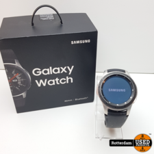 Samsung Galaxy Watch (46mm) Zilver (Zwart) - Met Garantie