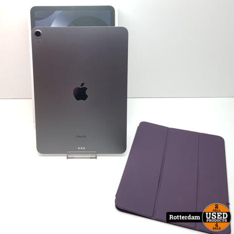 iPad Air 5 64GB WiFi - Space Gray - Met Garantie