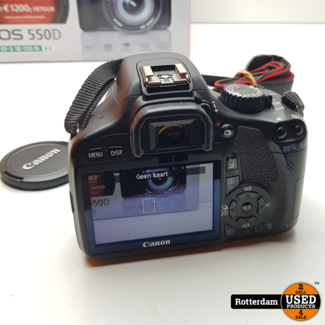 Canon EOS 550D - 18-55mm lens - Met Garantie