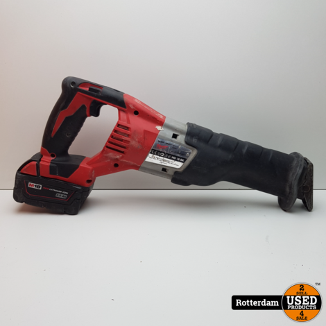 Milwaukee Accu Reciprozaag HD18 SX 18 volt 3,0 Ah Redlithium-Ion