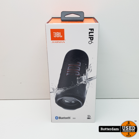 JBL Flip 6 Zwart - Met Garantie