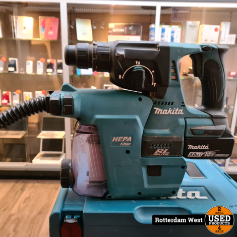 Makita DHR242 + DX06 + 2 Accus en Boorset