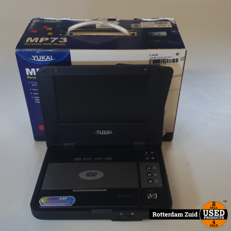 Yukai MP73 Portable DVD speler II Nette staat II Me garantie II