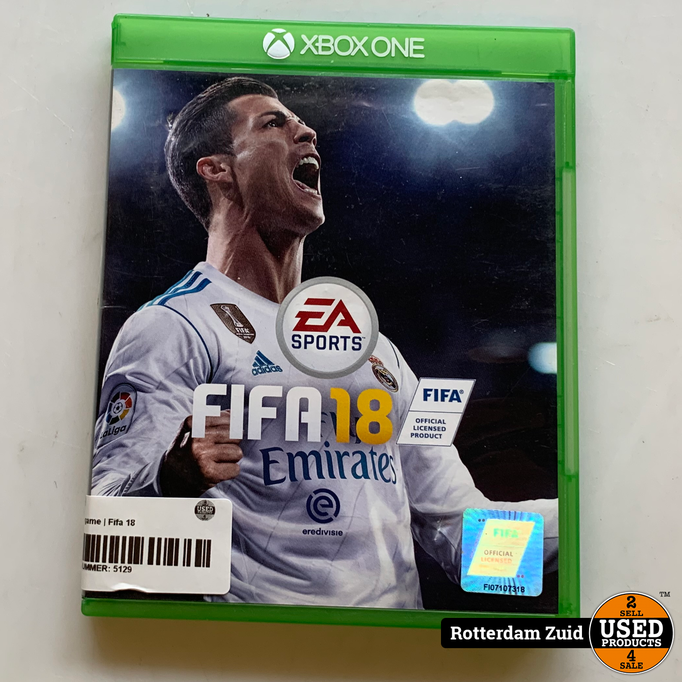 Zonder cilinder Uitrusting Xbox One game | Fifa 18 - Used Products Rotterdam Zuid
