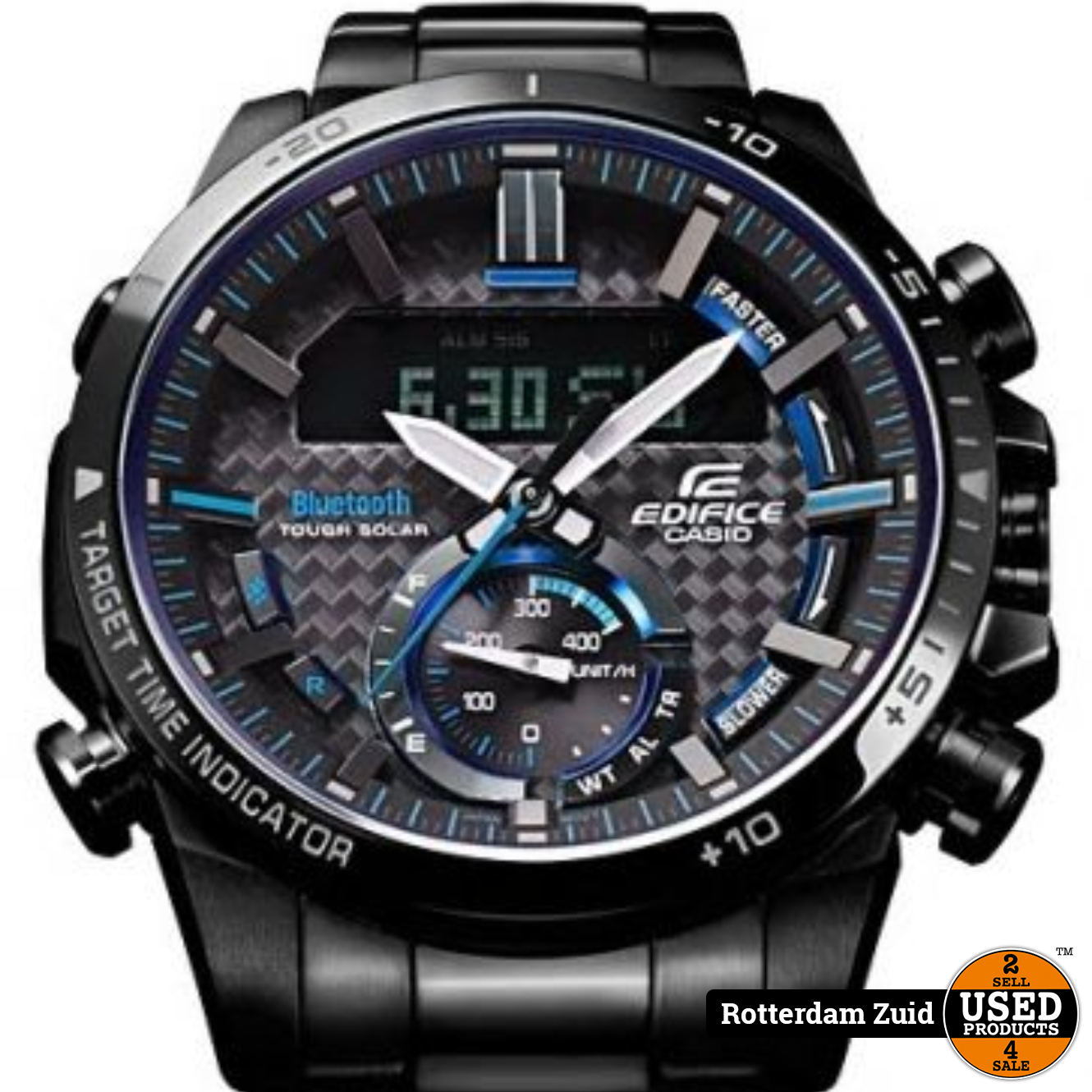 Casio Edifice Premium ECB-800DC-1AEF Bluetooth || nette staat met garantie  || - Used Products Rotterdam Zuid