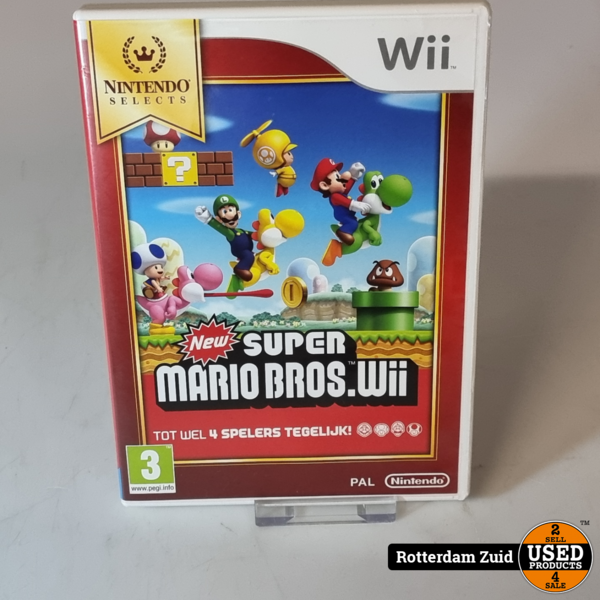 Wii Game | Super Mario Bros Wii - Used Products Rotterdam Zuid
