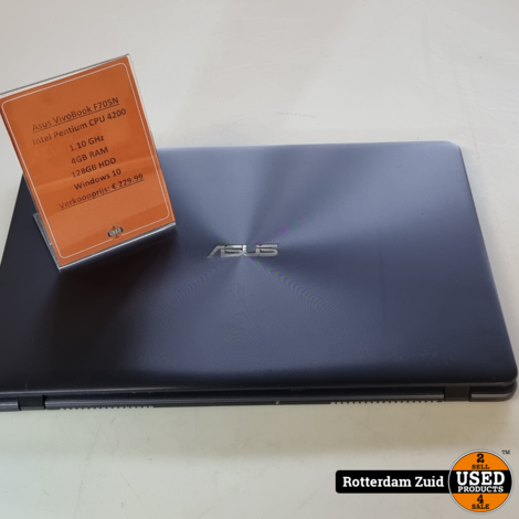 Asus VivoBook F705N laptop | 4GB | 128GB | Met garantie ||