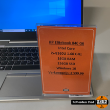 HP Elitebook 840 G6 | i5 / 8Gen | 16GB | 256GB SSD || Nieuwstaat Met Garantie