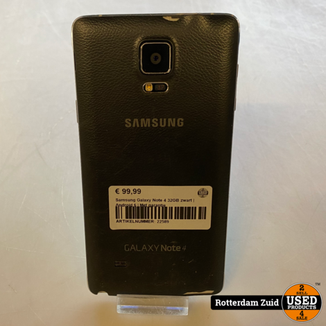 Samsung Galaxy Note 4 32GB zwart | Engels | Android 6 | Met garantie