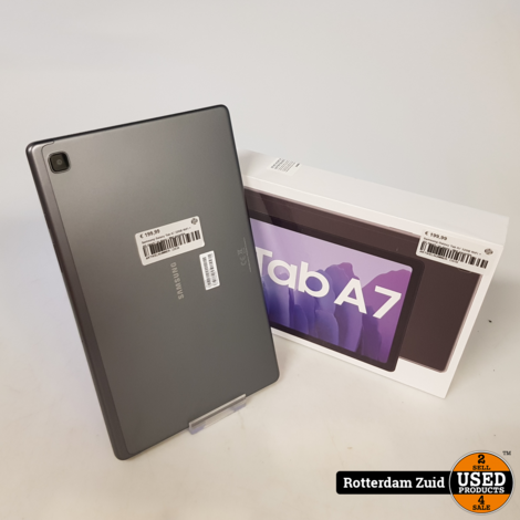 Samsung Galaxy Tab A7 32GB WiFi + 4G zwart | Met hoes | In doos | Met garantie