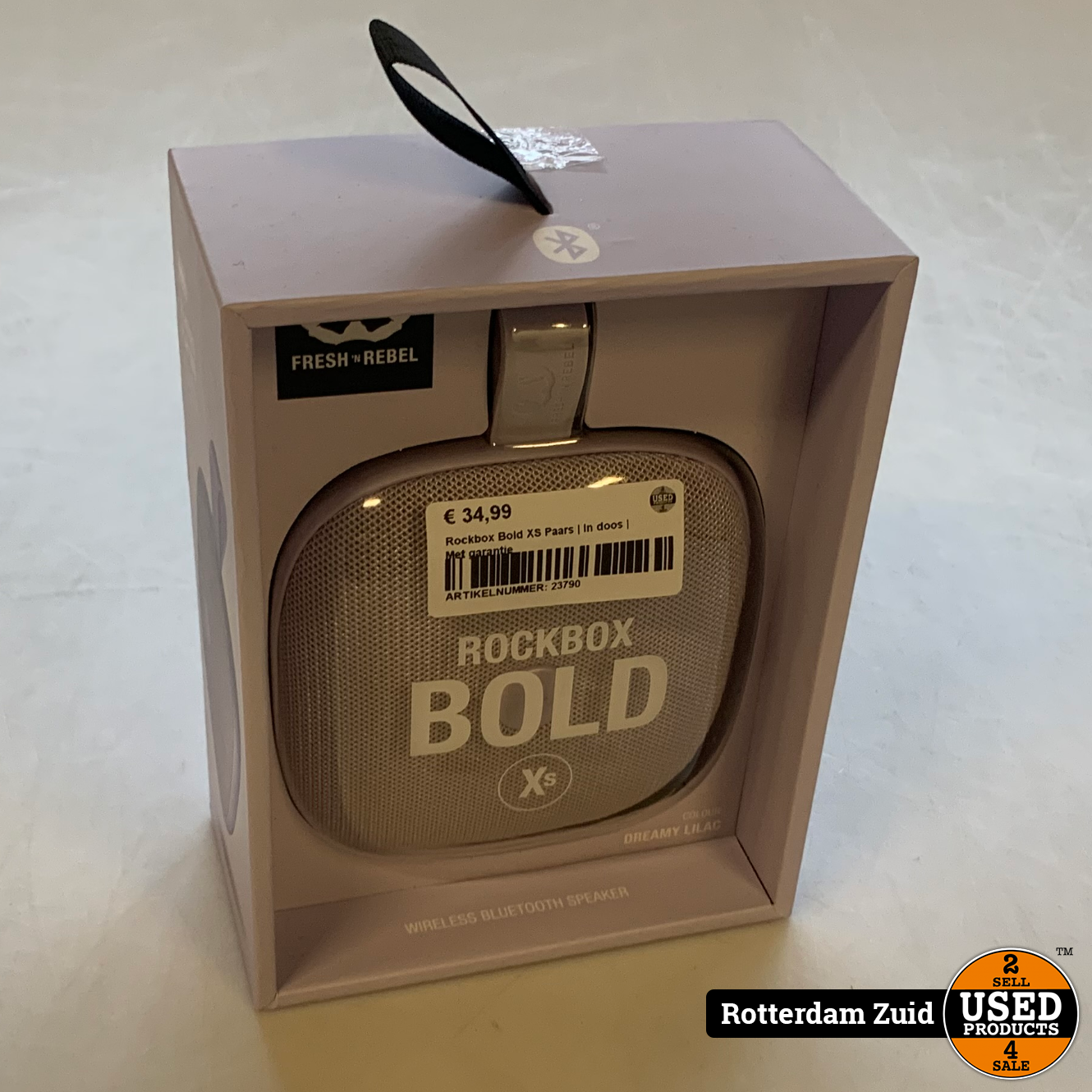 Rockbox Bold XS Paars | In doos | Met garantie - Used Products Rotterdam  Zuid | Lautsprecher