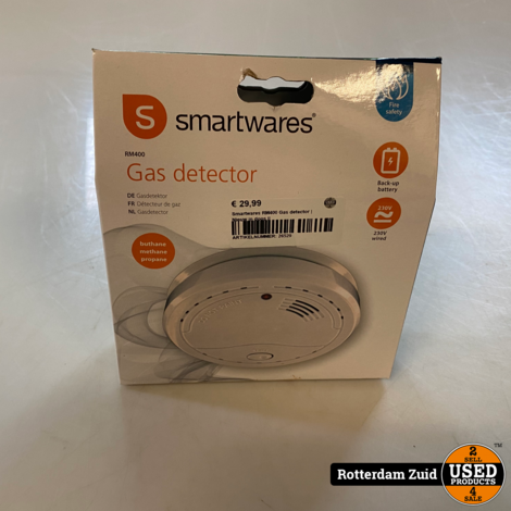 Smartwares RM400 Gas detector | Nieuw in doos | Met Garantie