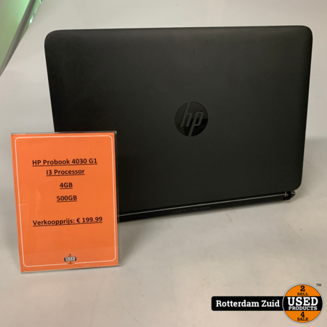HP Probook 430 G1 | i3 | 4GB | 500GB || Met garantie ||