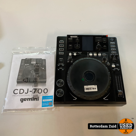 Gemini CDJ-700 - Pro Media Speler met cd en usb || Met garantie ||