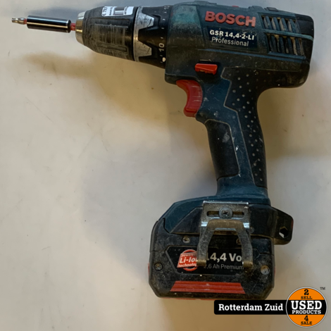 Bosch GSR 14.4 2-LI Accu Boormachine + Accu
