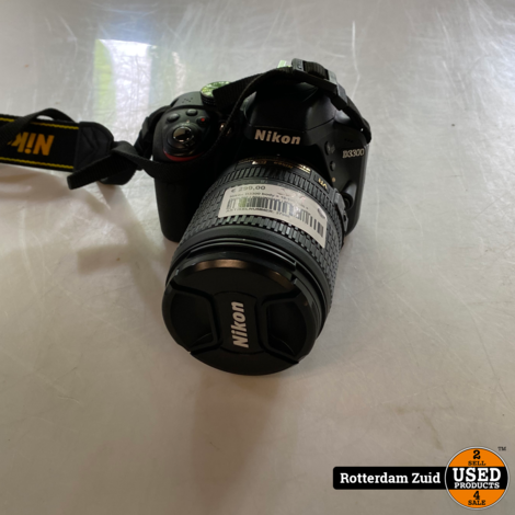 Nikon D3300 body + 18-105 mm + Oplader | Nieuwstaat | Met Garantie