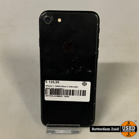 iPhone 7 128GB Black || Gebruikte staat met garantie ||