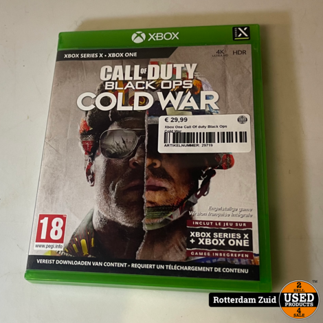 Xbox One Call Of duty Black Ops Cold War