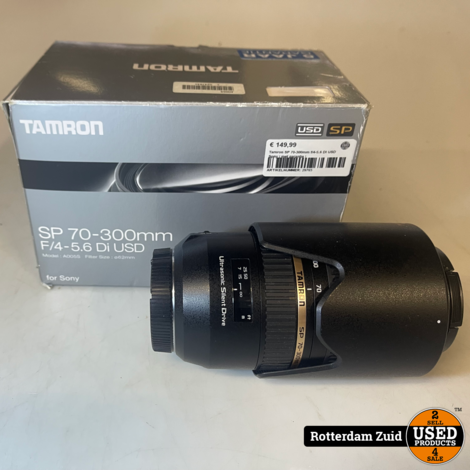 Tamron SP 70-300mm f/4-5.6 DI USD Sony | met garantie |