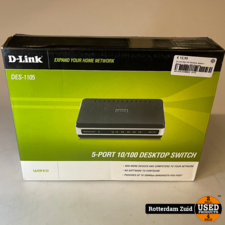 D-Link Des-105 Desktop Switch | Nieuw in Doos | Met Garantie