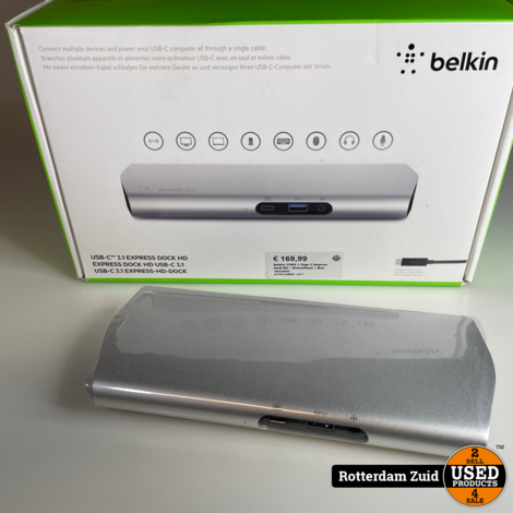 Belkin USB3.1 Type C Express Dock HD | NieuwStaat | Met Garantie