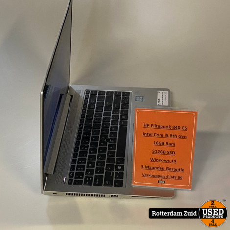 HP Elitebook 840 G5 i5 16GB RAM 512GB SSD | Nette Staat | Met Garantie