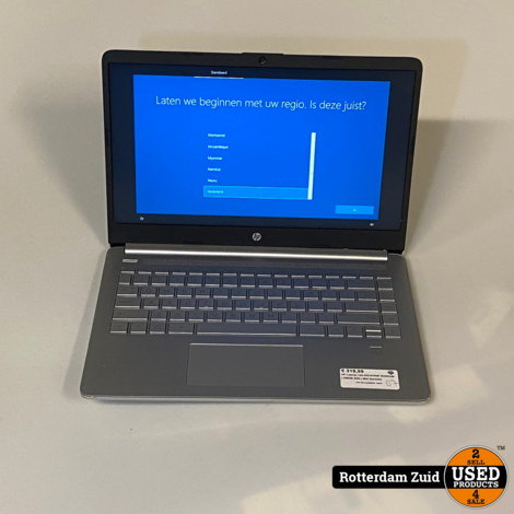 HP Laptop 14S-DQ1610ND 8GBRAM | 256GB SSD | Met Garantie