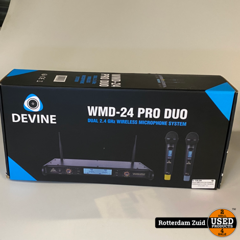 Devine WMD-24 Pro Duo draadloze combinatieset (2.4 GHz) | Nieuwstaat
