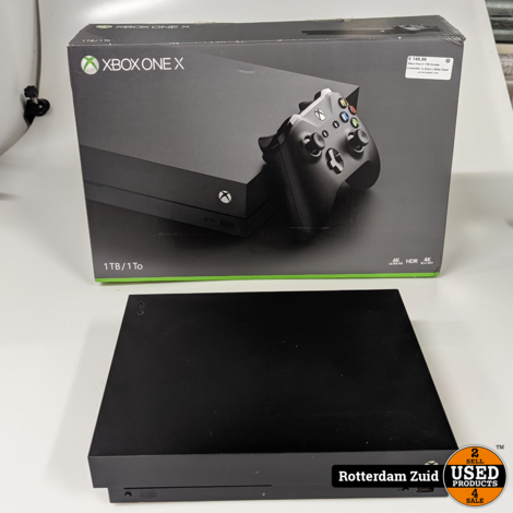 Xbox One X 1TB Zonder Controller in Doos | Nette Staat