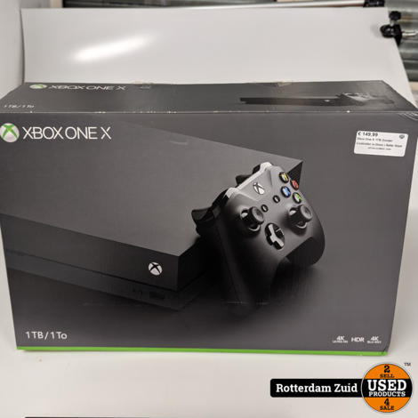 Xbox One X 1TB Zonder Controller in Doos | Nette Staat