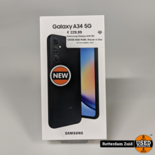 Samsung Galaxy A34 5G 128GB 6GB RAM | Nieuw in Seal