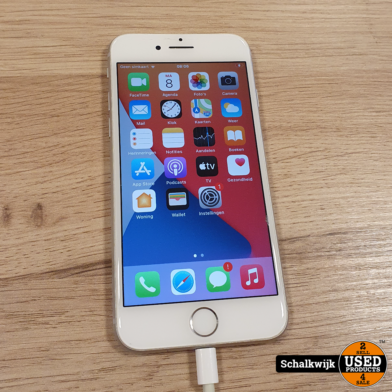 Apple Iphone 8 Apple Iphone 8 256gb Silver In Nette Staat In Doos Used Products Schalkwijk