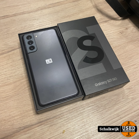 Samsung S21 5g 8gb 128gb grey in nieuw staat met doos