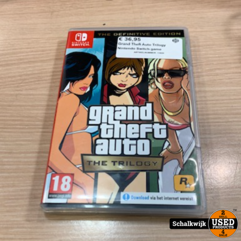 Grand Theft Auto Trilogy Nintendo Switch game