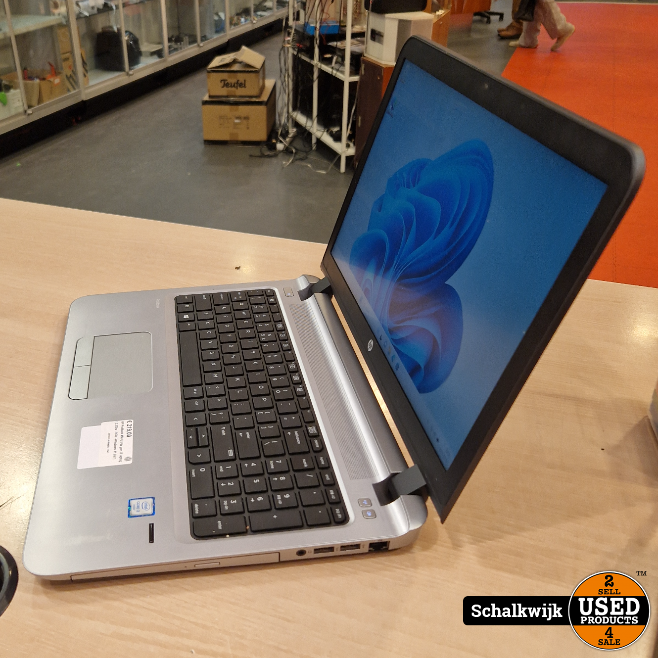 HP ProBook 450 G3 6e gen i3 laptop | 2.3Ghz - 8Gb - Windows 11