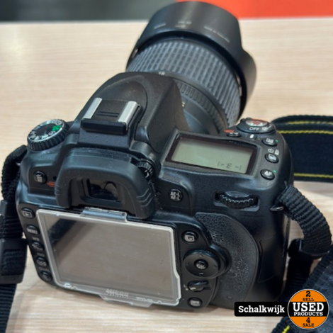 Nikon D90 met 18-105 lens, extra accu + oplader