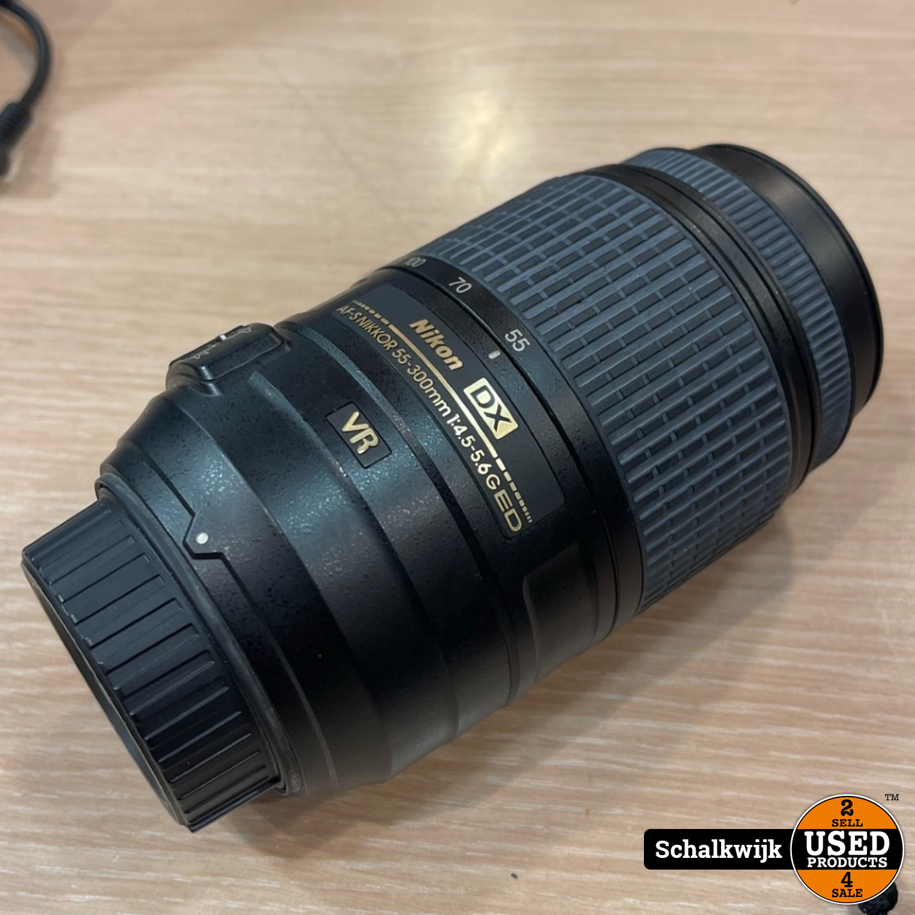 Nikon AF-S Nikkor DX 55-300Mm F4.5-5.6 G ED VR Lens in nette staat