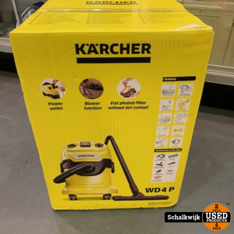 Karcher WD 4 P V-20/5/22 Nat- en droogstofzuiger Nieuw