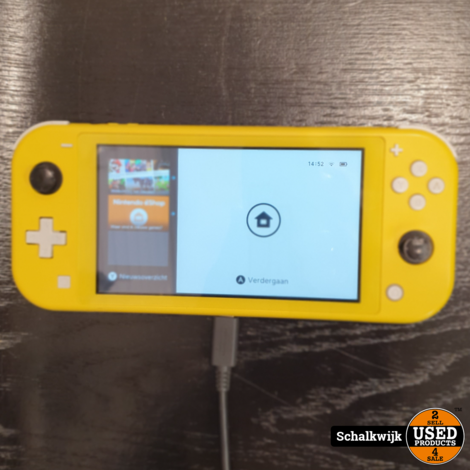 Nintendo Switch Lite Geel met oplader