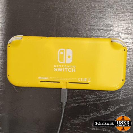 Nintendo Switch Lite Geel met oplader